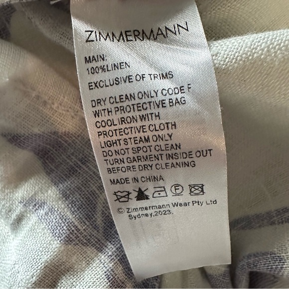 Zimmermann Acadian Linen Romper Playsuit - Picture 6 of 10